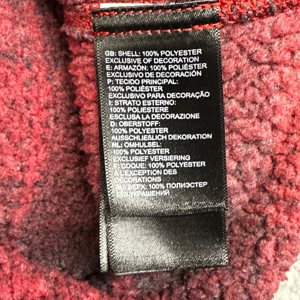 The North Face NF0A3YRB‎ Mens XXL Gordon Lyons Plaid Fleece 1/4 Zip Pullover